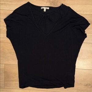 Express Black Short Sleeve Top
